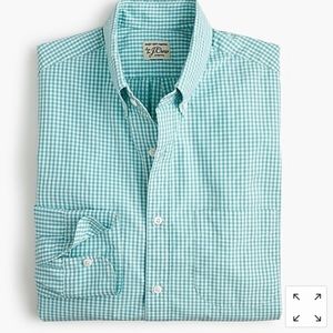 Jcrew green check 💙